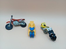 Hot Wheels 1:64 Diecast Motorcycle/ Dirt Bike Lot - Used- Lot Of 3