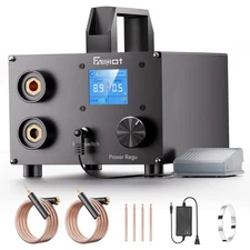 Dual Farad Spot Welder, 250 Gears Adjustable 3000F Capacitor Battery Spot Wel...