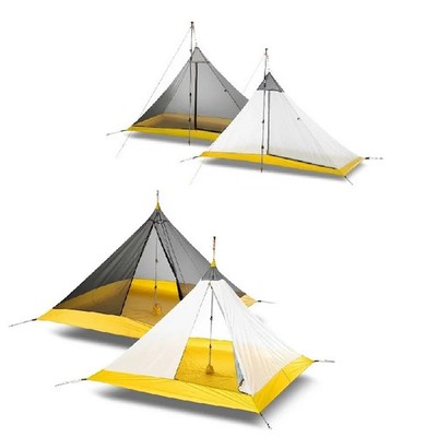 Knoten, 145cm, Ultraleichte Pyramide, Kolbenstangenloses Innenzelt, 2 4 Personen