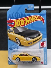 Hot Wheels 2021 '98 Honda Prelude Yellow HW J-Imports 2/10 Lot of 1  NEW 