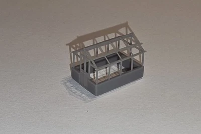 STOCK SCENICS n Gauge Greenhouse 3d printed