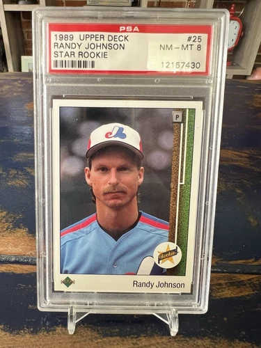 1989 Upper Deck - Randy Johnson #25 (RC) PSA 8