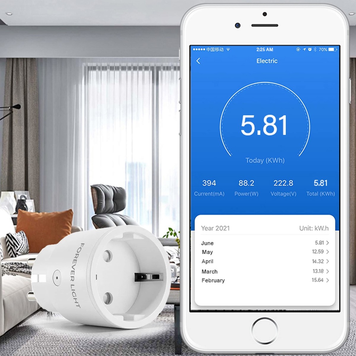 Apricancello Wifi Apriporta Garage WiFi LoraTap - Controllo Da App E Con Alexa Senza Hub Controllo Garage Smart - 5