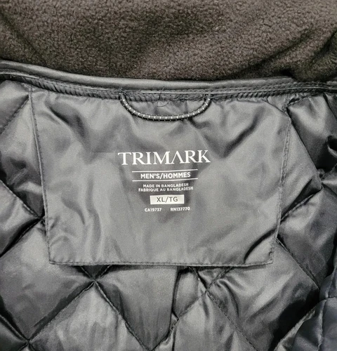 Trimark XL Mens Black Artists for Conservation Karmine Shell Water Proof Coat  image 4