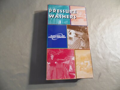 #ad Pressure Washer Devil Biss Air Power Company Used VHS Tape Promotional $12.99