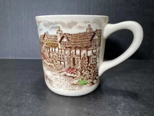 Johnson Brothers Olde English Countryside Brown MultiColor 3 1/4" Coffee Mug(s)