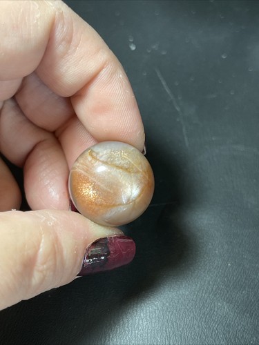 Black Moonstone and Sunstone Crystal Mini Sphere Ball Orb Marble 20.9mm - Picture 11 of 24