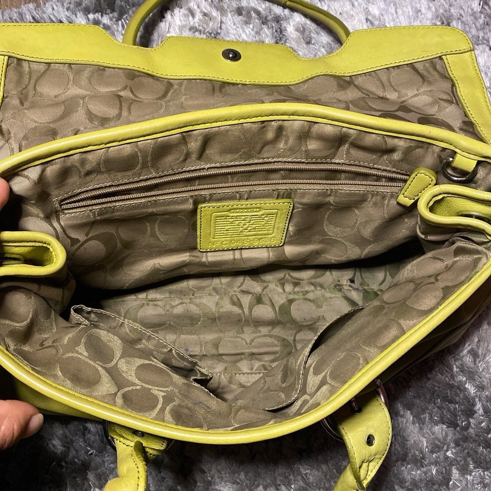 Coach 9636 Hapmton Shoulder Green Bag eBay