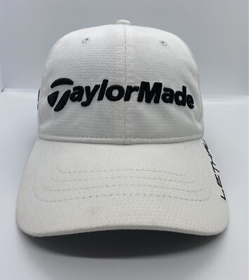 TaylorMade Lethal RBZ Golf Cap Hat Adult Adjustable White 100% Poly 