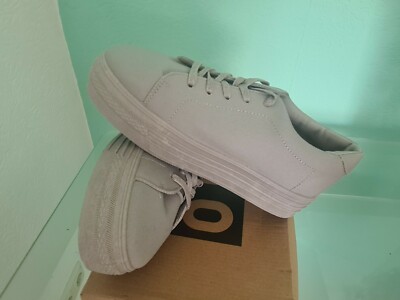 Damen Sneaker COOLWAY Sneaker Plattform Turnschuhe Leinen Plateau 36 Neu mit OVP