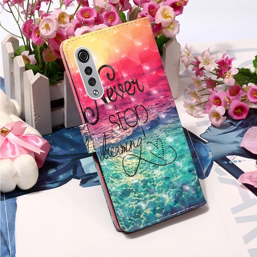 3D Pattern PU Leather Wallet Case Phone Case Cover for LG Stylo 5 Plus K20 Plus - Picture 7 of 24