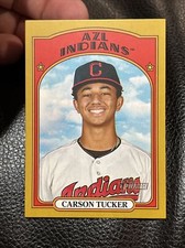 2021 Topps Heritage Minor League Edition Gold Border /18 Carson Tucker #3