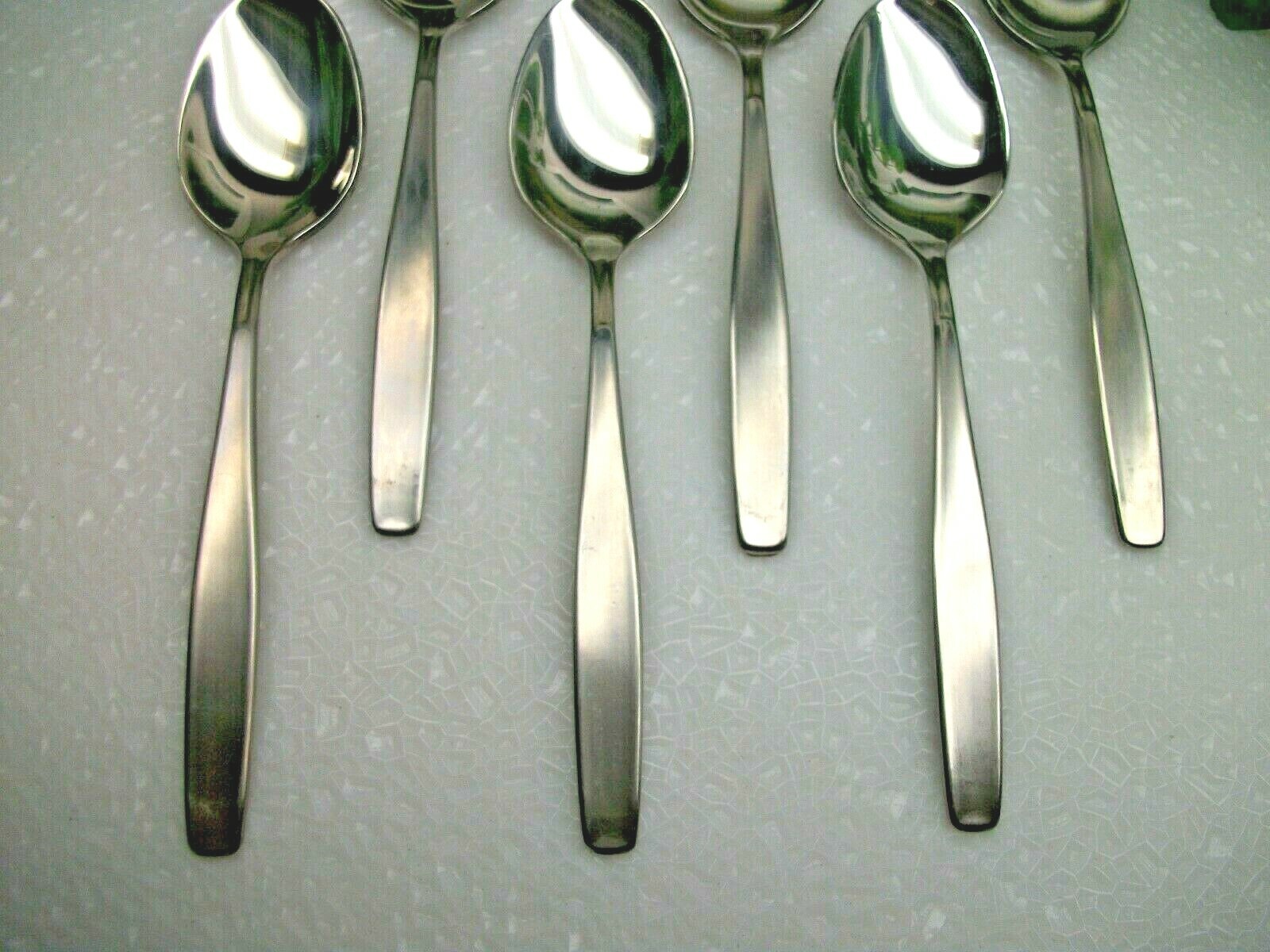 6 International Rogers Cutlery CREATION Stainless Steel Teaspoons eBay