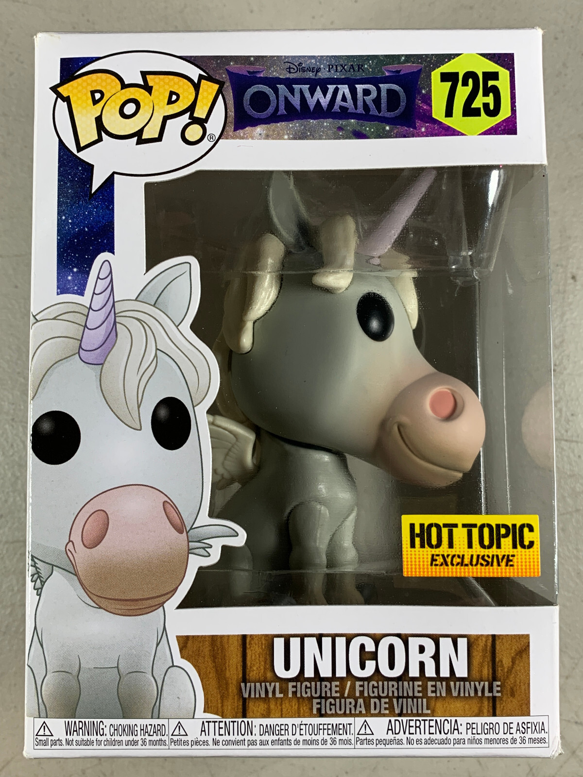 ¡Leer! Funko Pop! Disney #725 Unicornio En Adelante Película Hot Topic Exclusivo