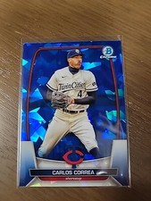 2023 Bowman Chrome Sapphire Carlos Correa #85 Minnesota Twins