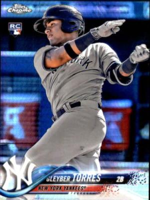2018 Topps Chrome Baseball Prism Refractor Singles (Pick Your Cards)