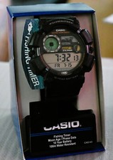 Casio Fishing Gear Timer 10 Yr Battery Digital Watch WS1500H