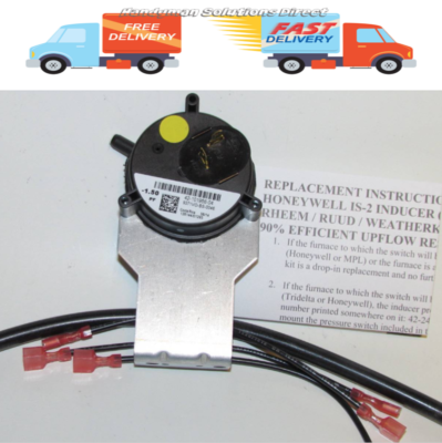 #ad Rheem RUUD Furnace Air Pressure Switch 42 24387 05 1.50 $45.99