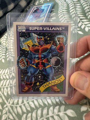 Marvel Comics Thanos Super - Villains # 79 VINTAGE POPULAR TRADING CARD