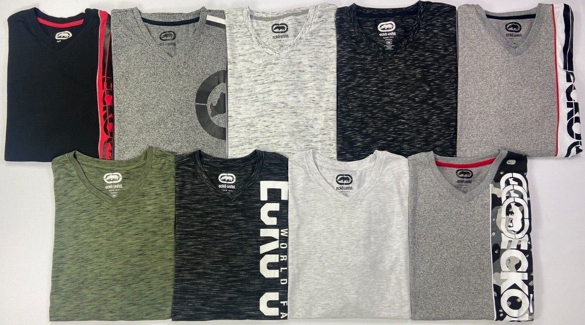 Men's Ecko Cotton/Polyester V-Neck T-Shirt | eBay