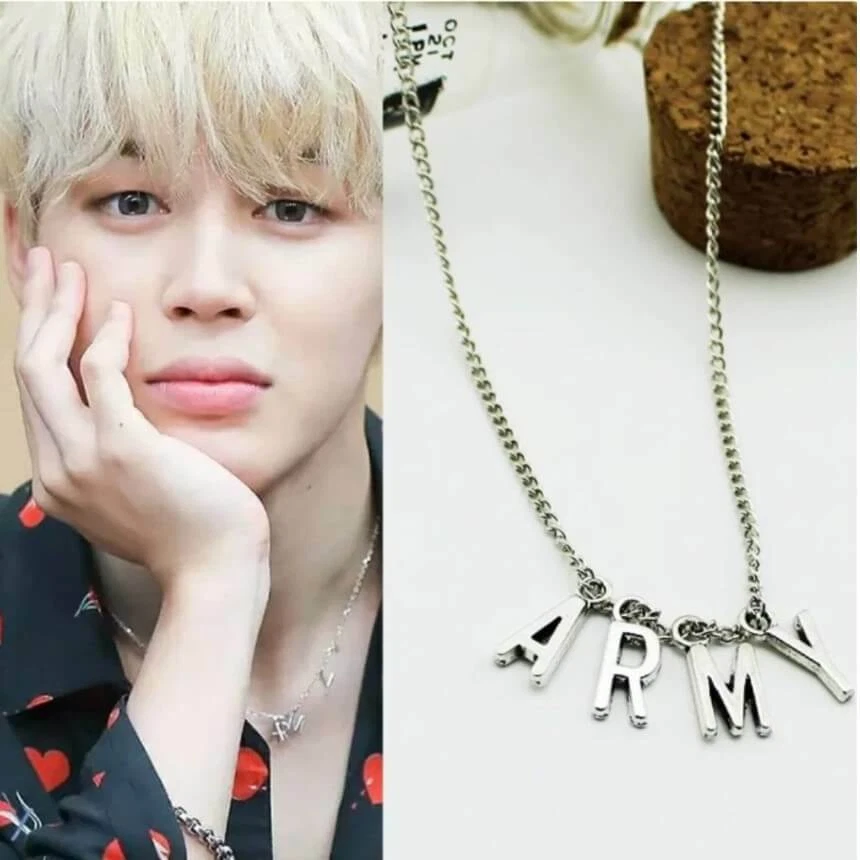 Necklace bts sale