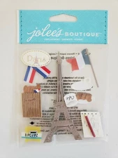 Jolees Boutique Paris medium scrapbooking stickers