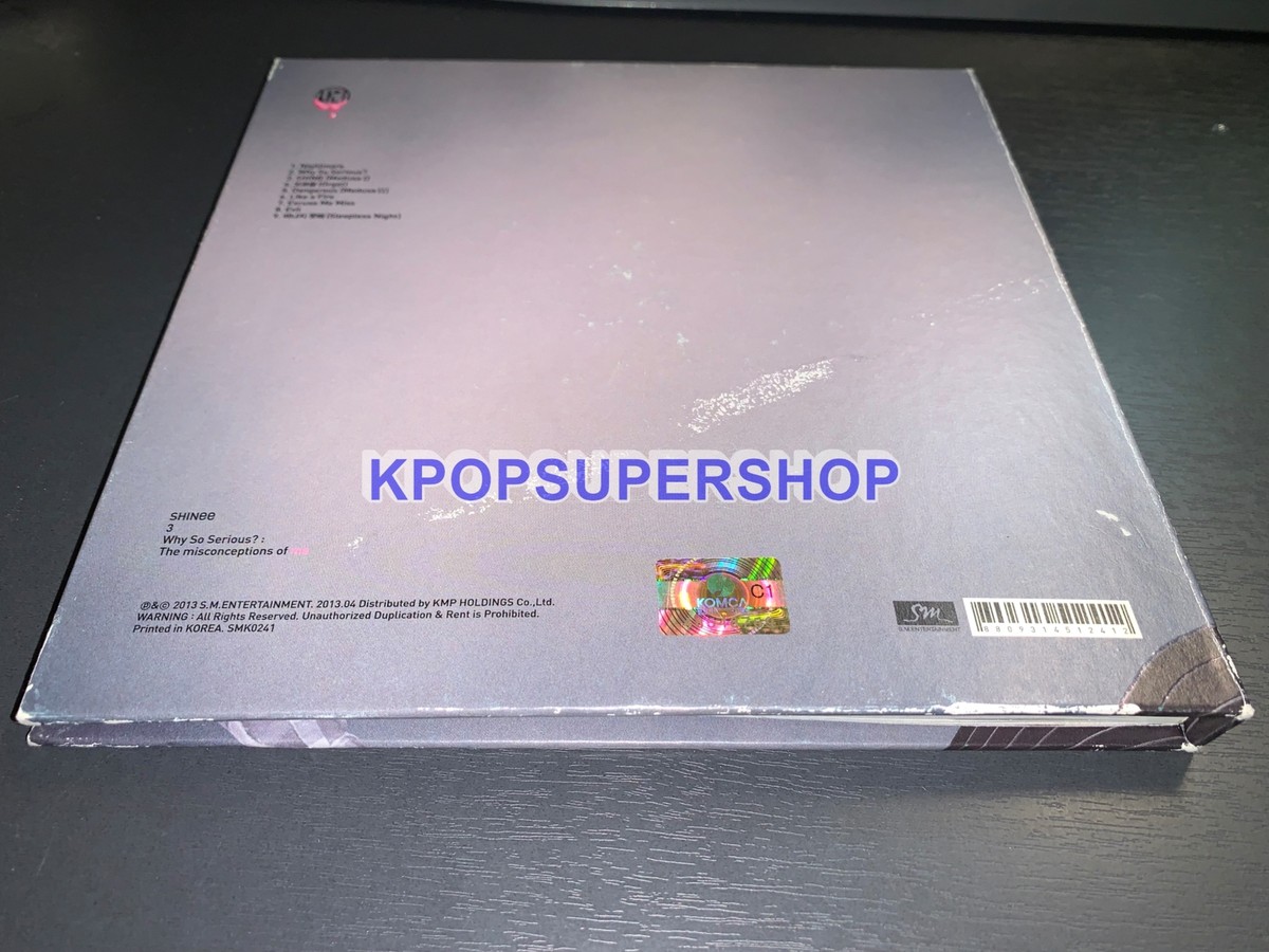 SHINee 3rd Album Chapter 2 Why So Serious Misconceptions of Me CD