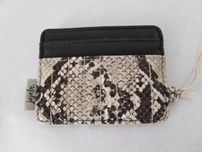 Jujube Coffee Break Card Case Holder Vegan Leather Black With Upscale Be Charged