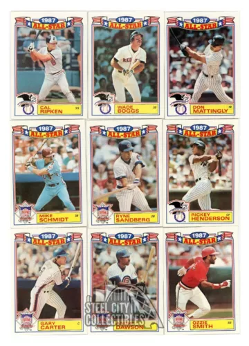 1988 Topps Baseball All-Star Glossy 22-Card Set