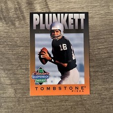 TOMBSTONE-PIZZA Jim Plunkett Classic Quarterback Series RAIDERS Stanford NFL