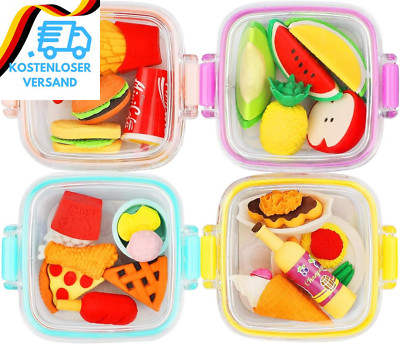 Halobios Schöne Radiergummi, 4-Boxen Von Kunststoff Bleistift Radiergummi, Niedl