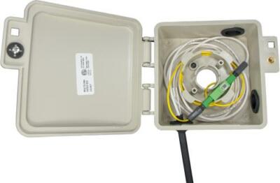 Multilink 5X5X2-EIV Fiber Opticial Network Exterior Slack Storage NID Enclosure