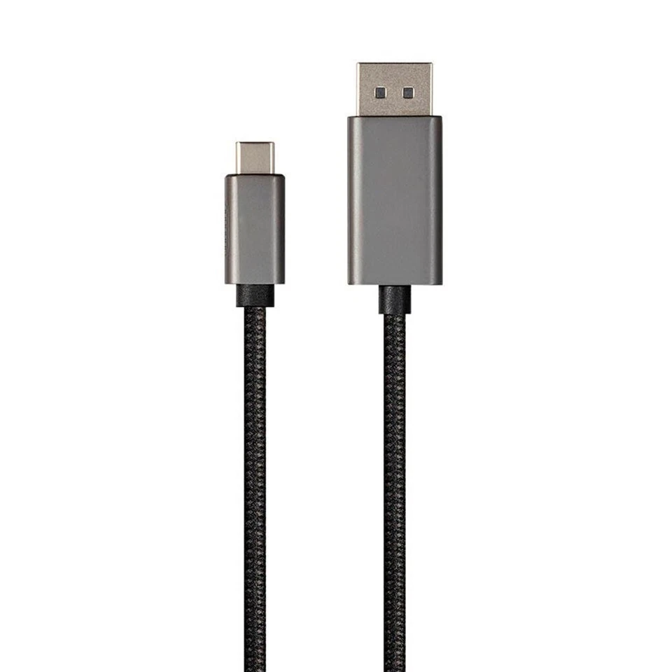 6FT USB-C 3.1 Type C to DisplayPort DP 1.4 Cable 4K 60Hz Bidirectional Braided - Image 2 of 4