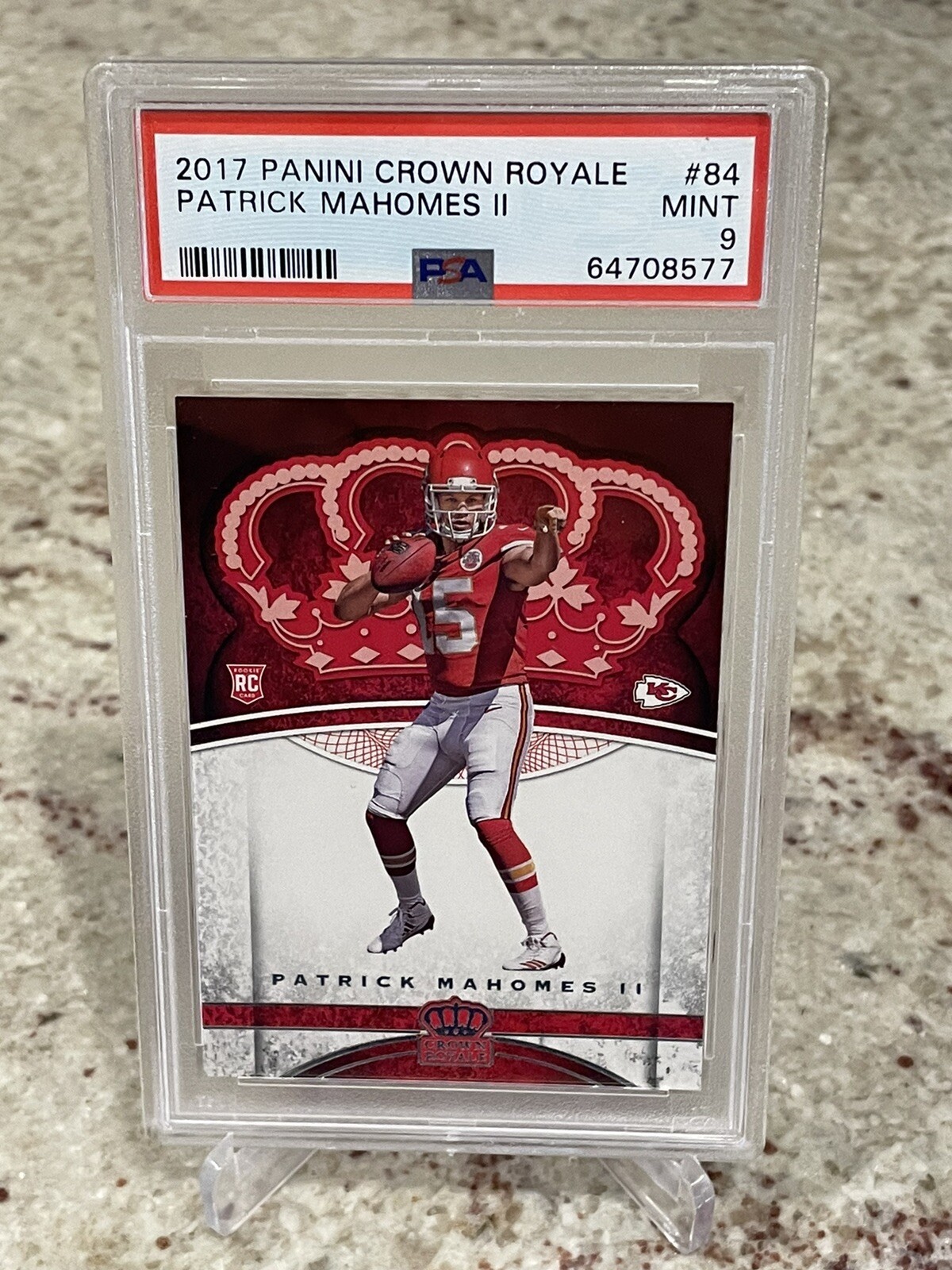 2017 Panini Crown Royale RC #84 Patrick Mahomes II PSA Mint 9 *Noles2148* |  eBay
