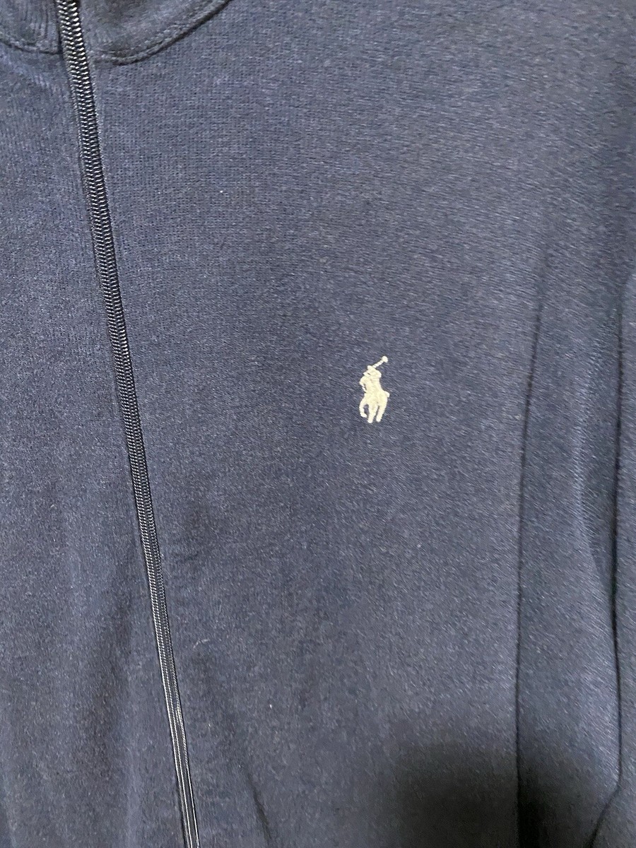 Polo Ralph Lauren Men's Navy Blue Zip Up XXL Jacket | eBay