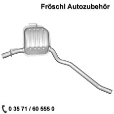 für Opel Omega B 2.2 Caravan Kombi Auspuff Anlage Schalldämpfer Mitteltop w*