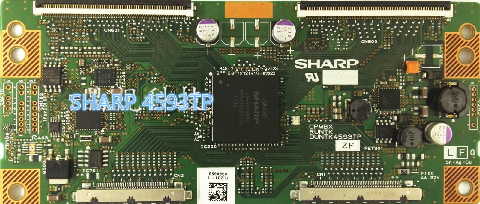 Original Sharp CPWBX RUNTK DUNTK4593TP ZF logic board | eBay
