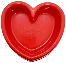 Tonka 1986 Pound Puppies Heart Shaped Bowl