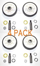  4 PACK Maytag Dryer Roller Wheel Drum Support Kit 303373K for 12001541 312948
