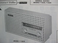 GENERAL ELECTRIC T-165A & T-166A RADIO PHOTOFACT