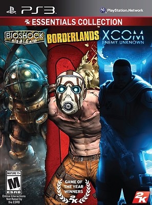 2K Essentials Collection - Bioshock, Borderlands, Xcom Enemy Unknown - (PS3)