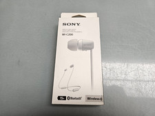 Sony WI-C200 Wireless Bluetooth In-Ear Headphones - White