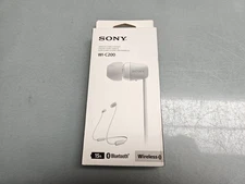 Sony WI-C200 Wireless Bluetooth In-Ear Headphones - White