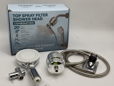 #ad #ad GENERIC HIGH PRESSURE SHOWER HEAD AND ACCESSORIES GENERIC FILTER SHOWER $39.32