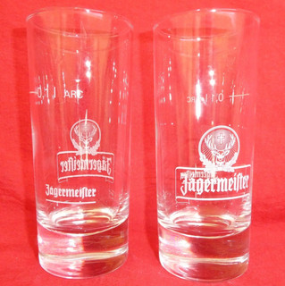 JÄGERMEISTER 2x Glas Gläser Shotglas TOP