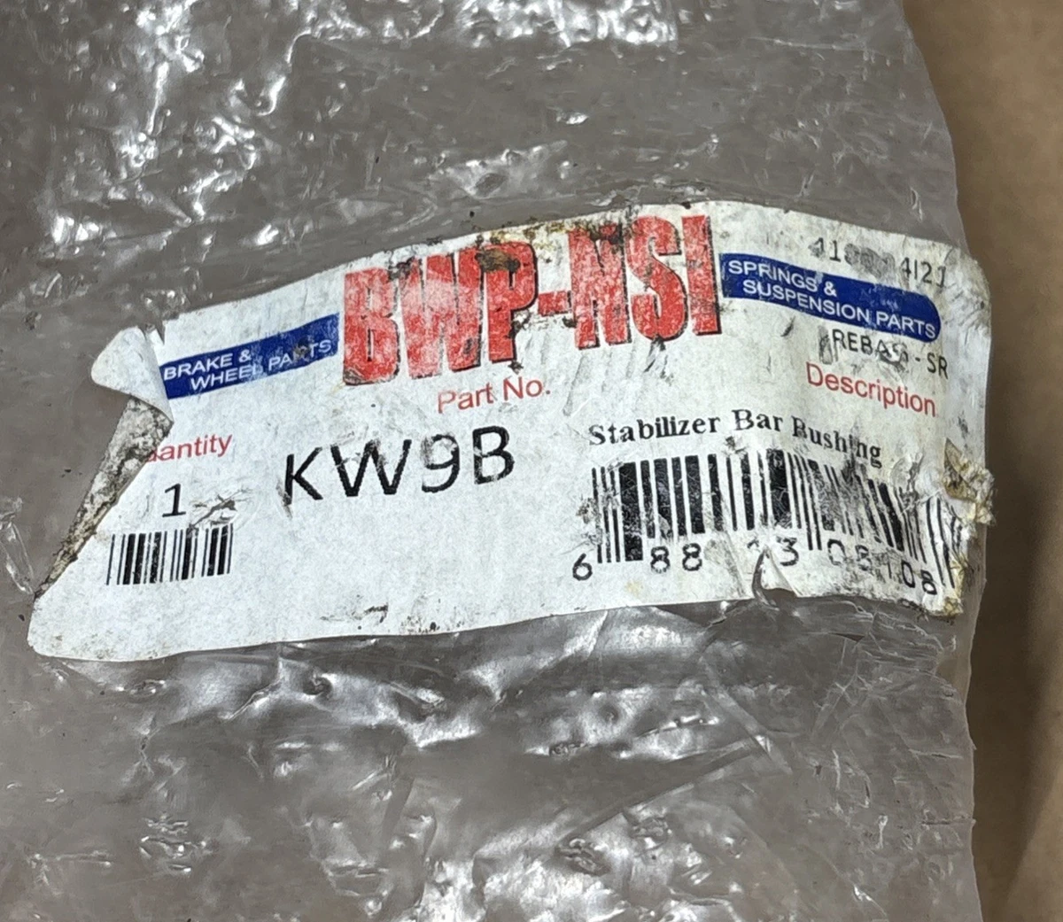 BWP-NSI KW9B Stabilizer Bar Bushing photo 4