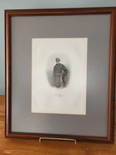 General Robert E. Lee Engraved Portrait - W.G. Jackman - Frame 13x11 ~ EUC