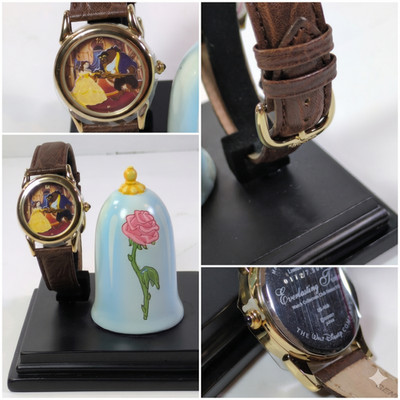 Disney Beauty And The Beast Watch Collectors Series Everlasting Time 172/7500