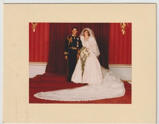 Prinzessin Diana Original Hochzeitsfoto von Patrick Lichfield 1981