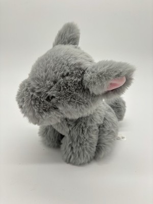 Worlds Softest Plush Gray Terrier Puppy Dog Plushie 9''